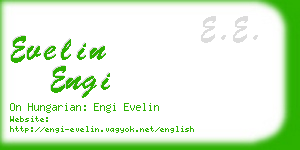 evelin engi business card